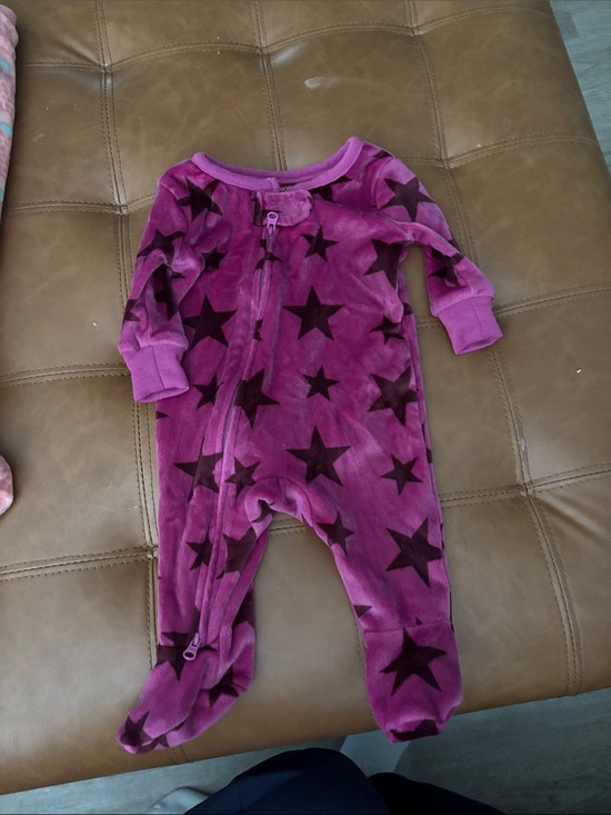 Grayson Other - Plum Star Print Fleece One-Piece Pajama - Kids